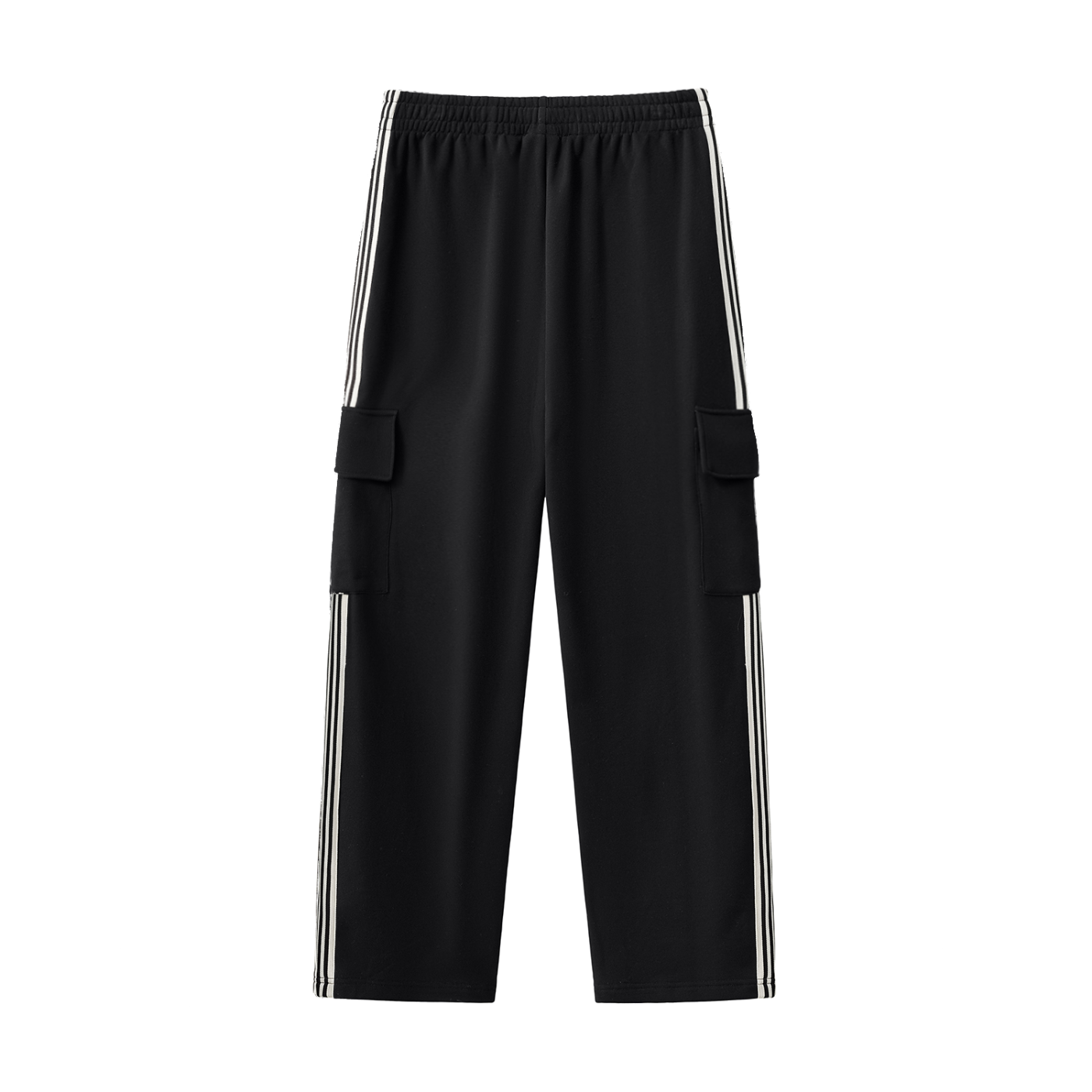 VELORIX" Side Stripe Straight-Leg Pants