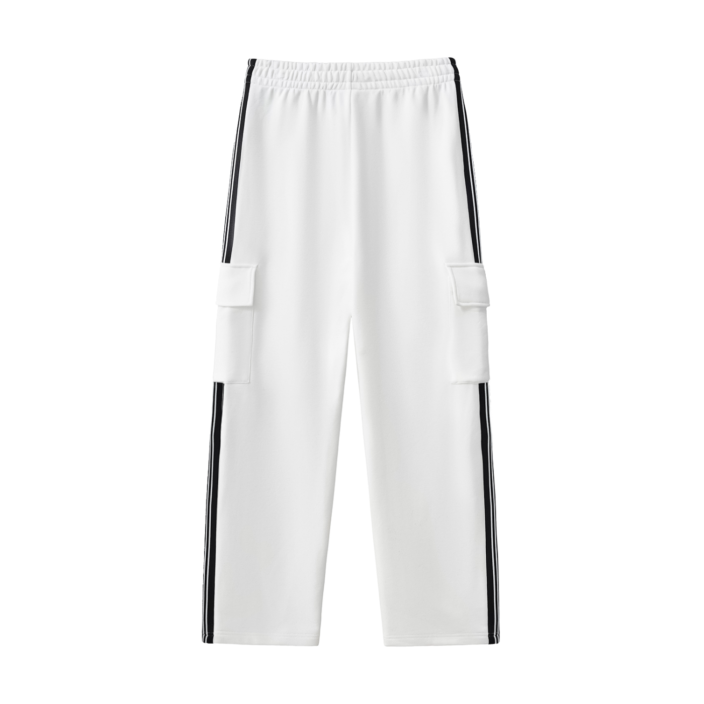VELORIX" Side Stripe Straight-Leg Pants